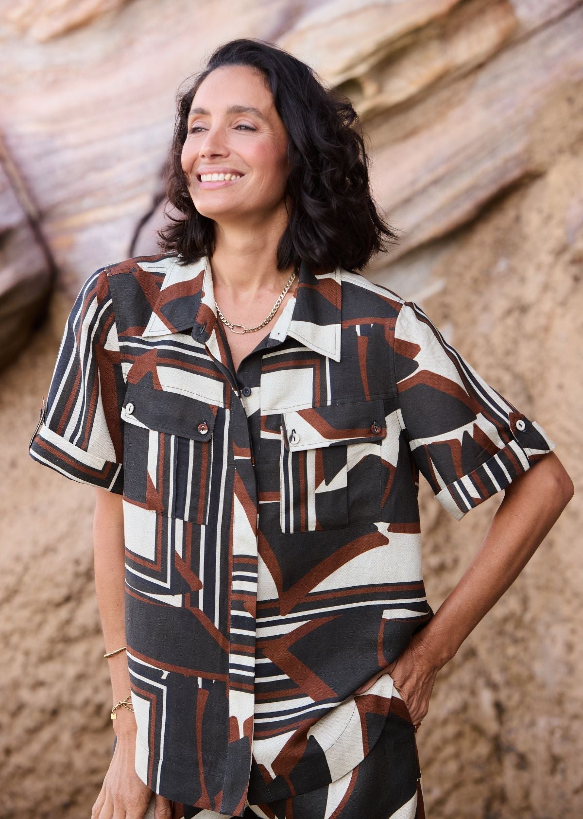 SABINE SHIRT - INES PRINT