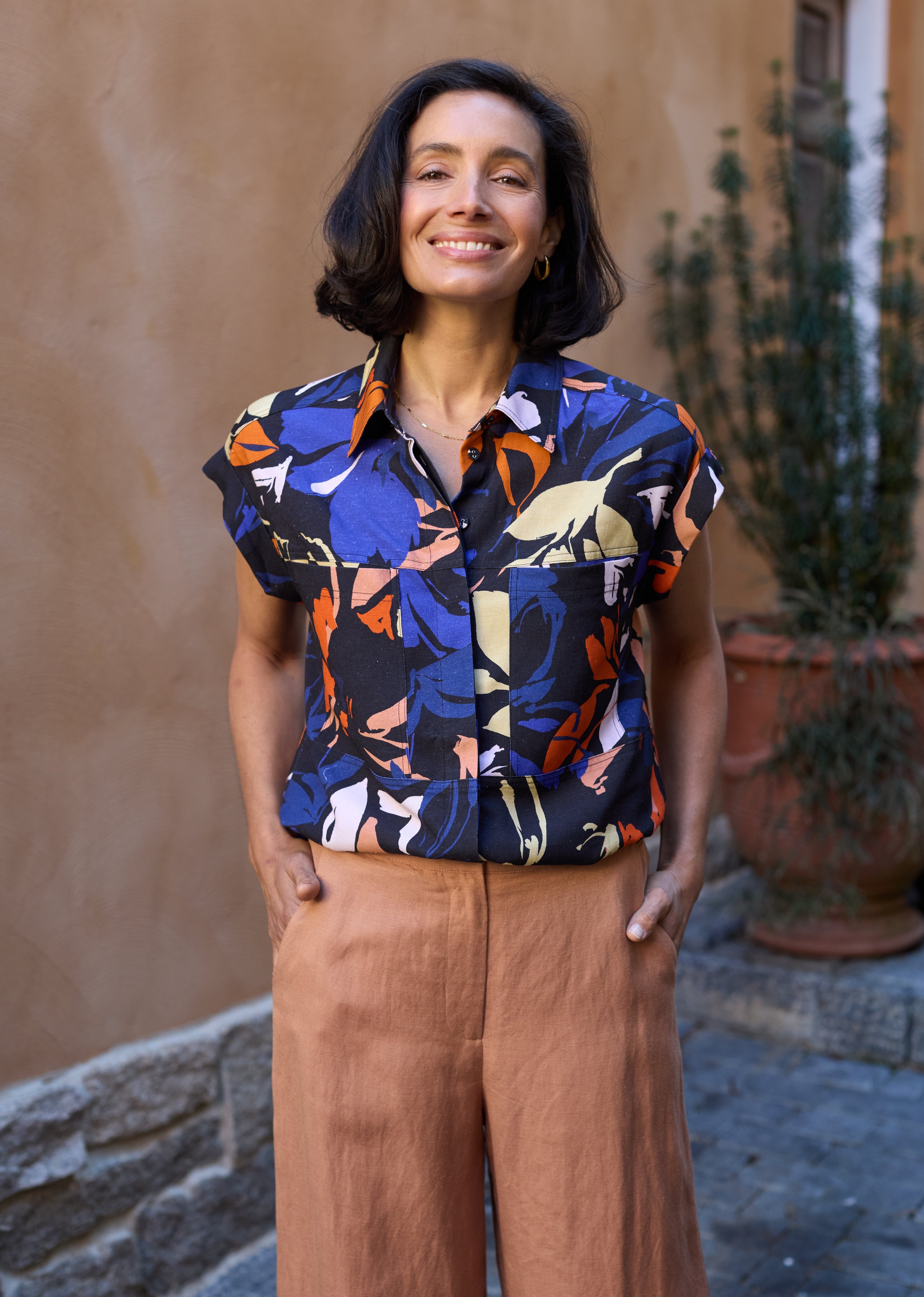 HARLOW SHIRT - MAISIE PRINT