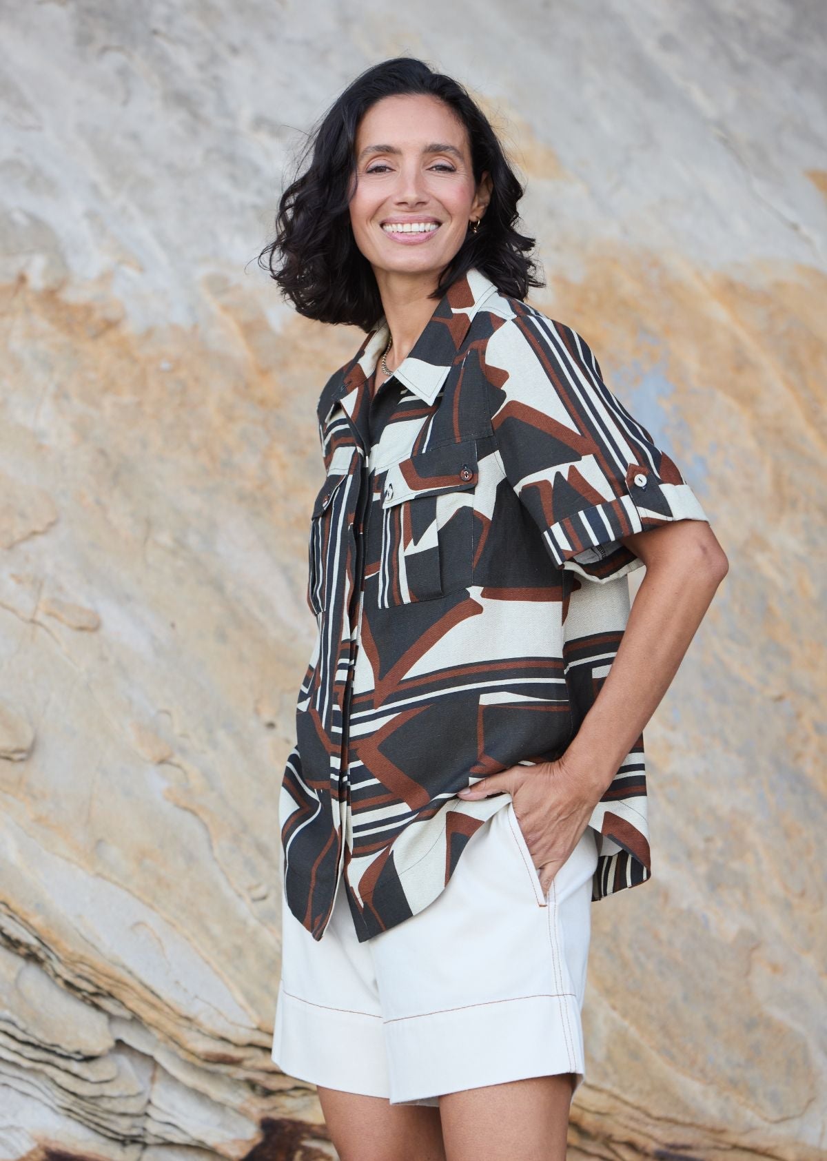SABINE SHIRT - INES PRINT