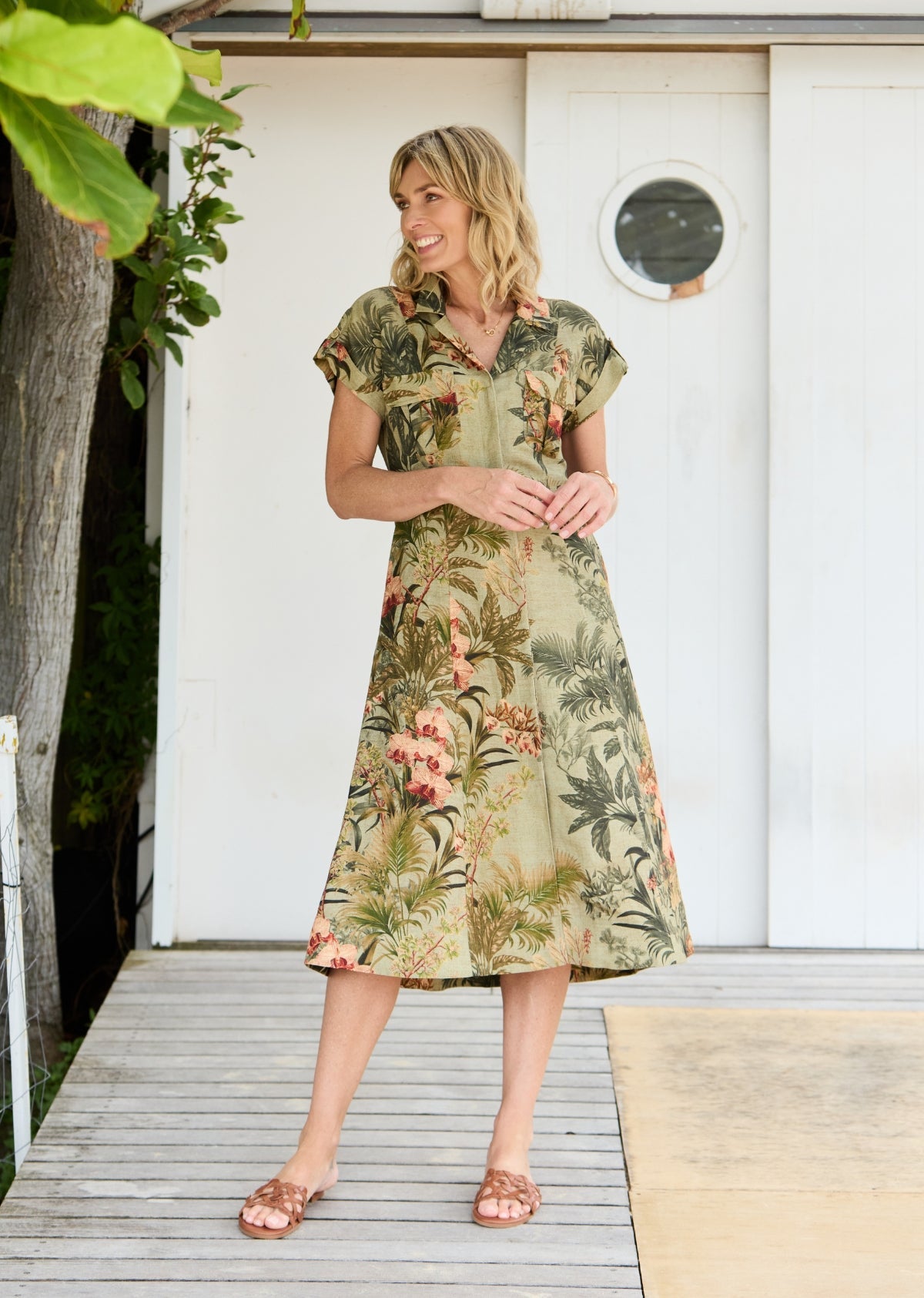 SABINE SHIRTDRESS - ISOLA PRINT
