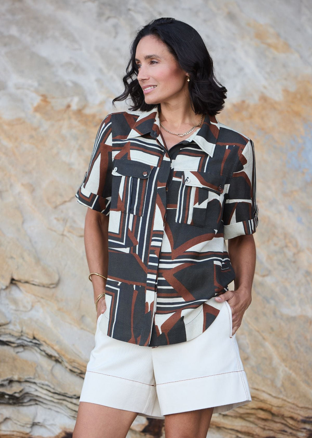 SABINE SHIRT - INES PRINT