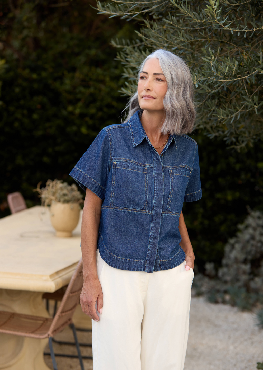 SADIE DENIM SHIRT