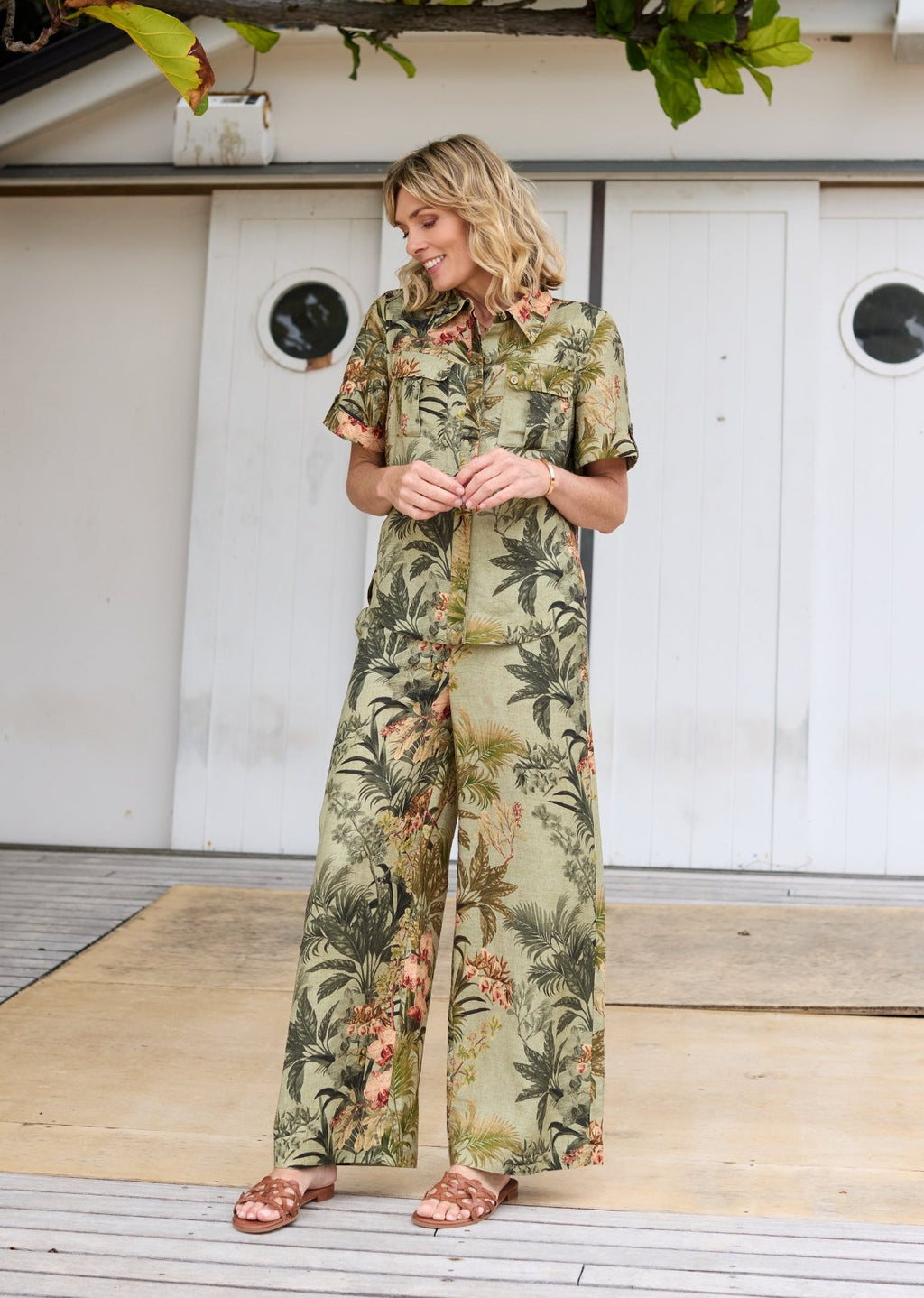 SABINE SHIRT - ISOLA PRINT