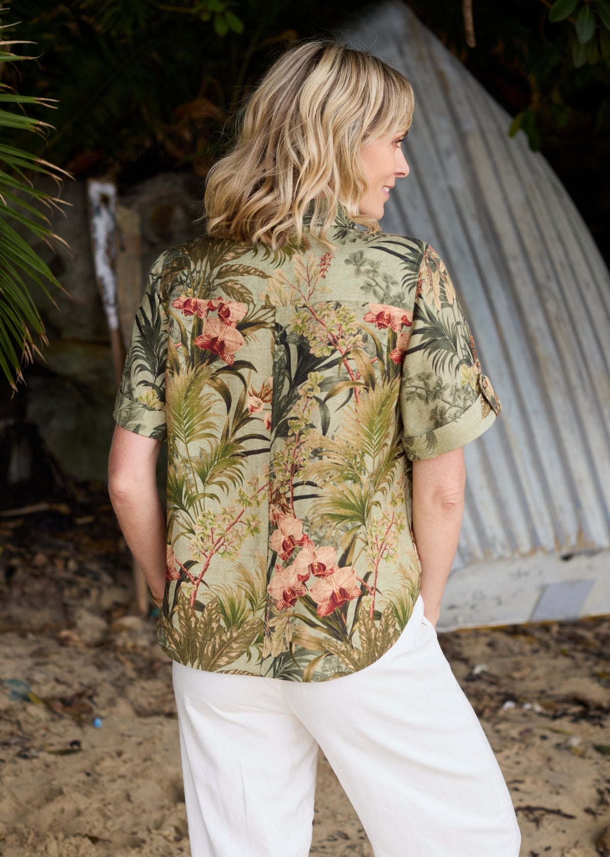 SABINE SHIRT - ISOLA PRINT