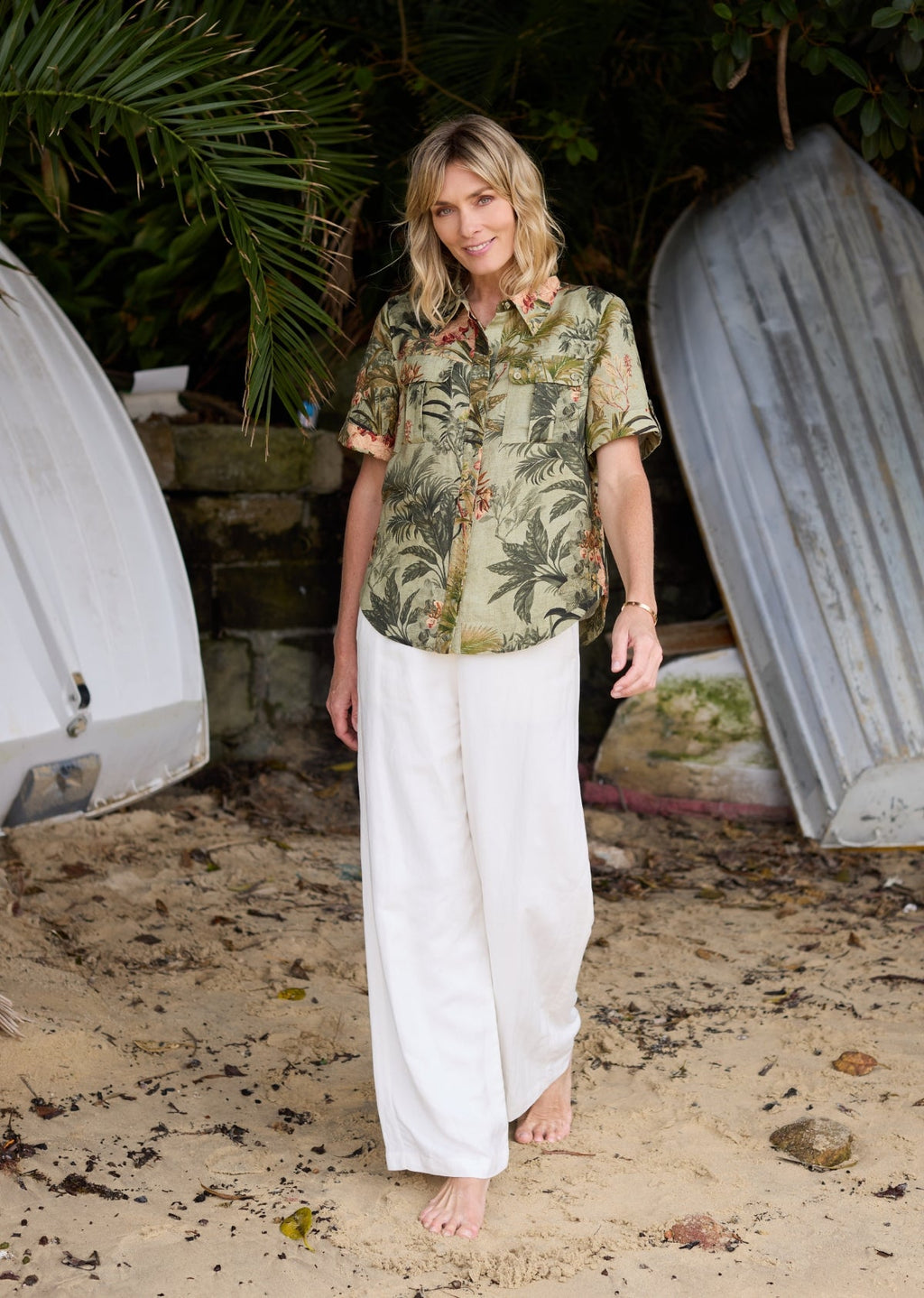 SABINE SHIRT - ISOLA PRINT