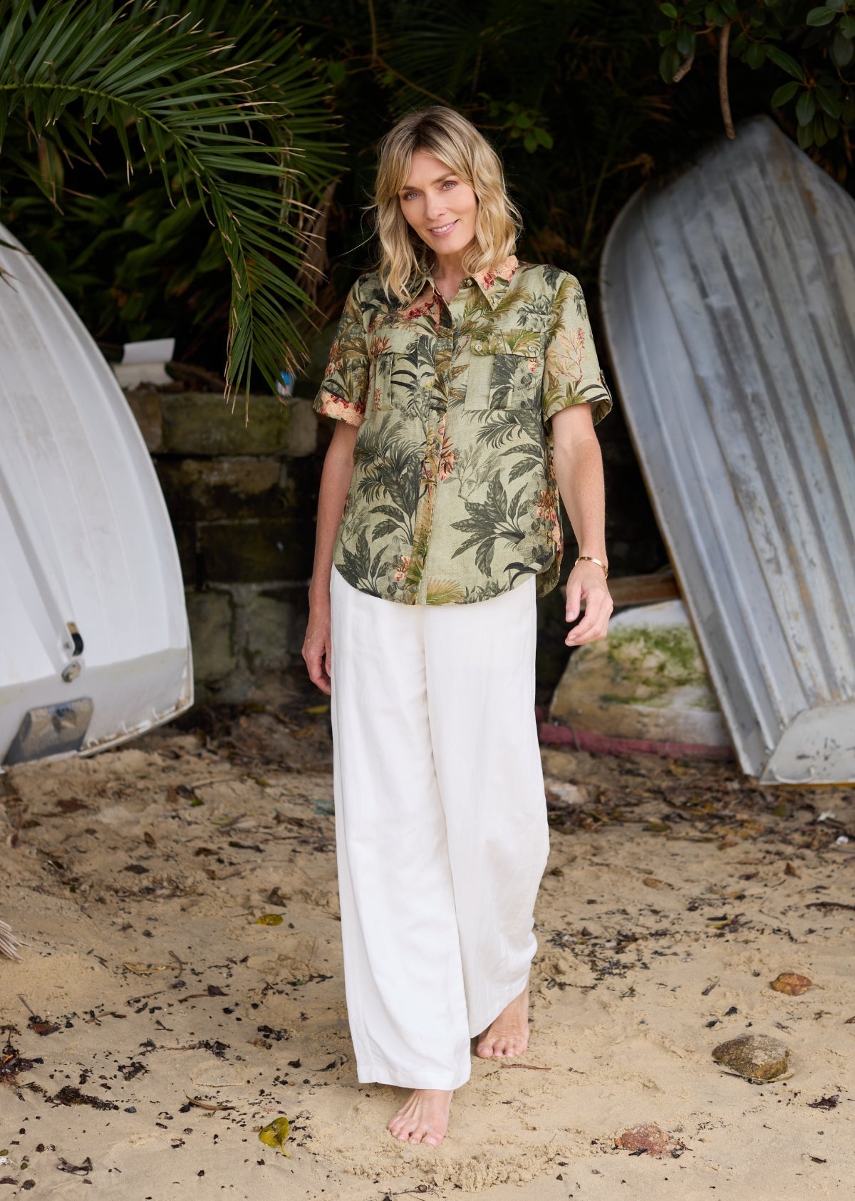 SABINE SHIRT - ISOLA PRINT