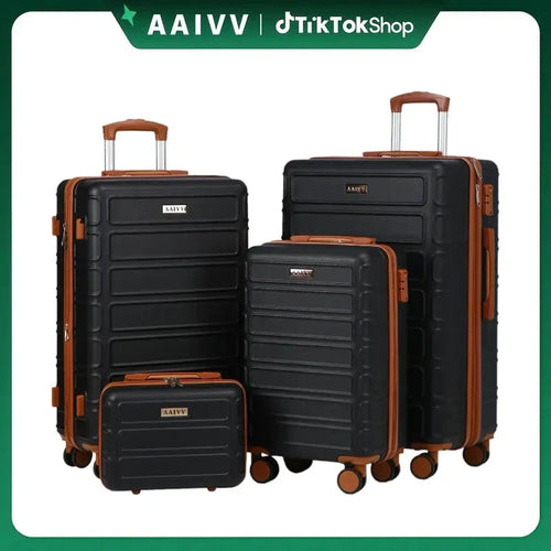 4 Piece Expandable Hardshell Luggage Set