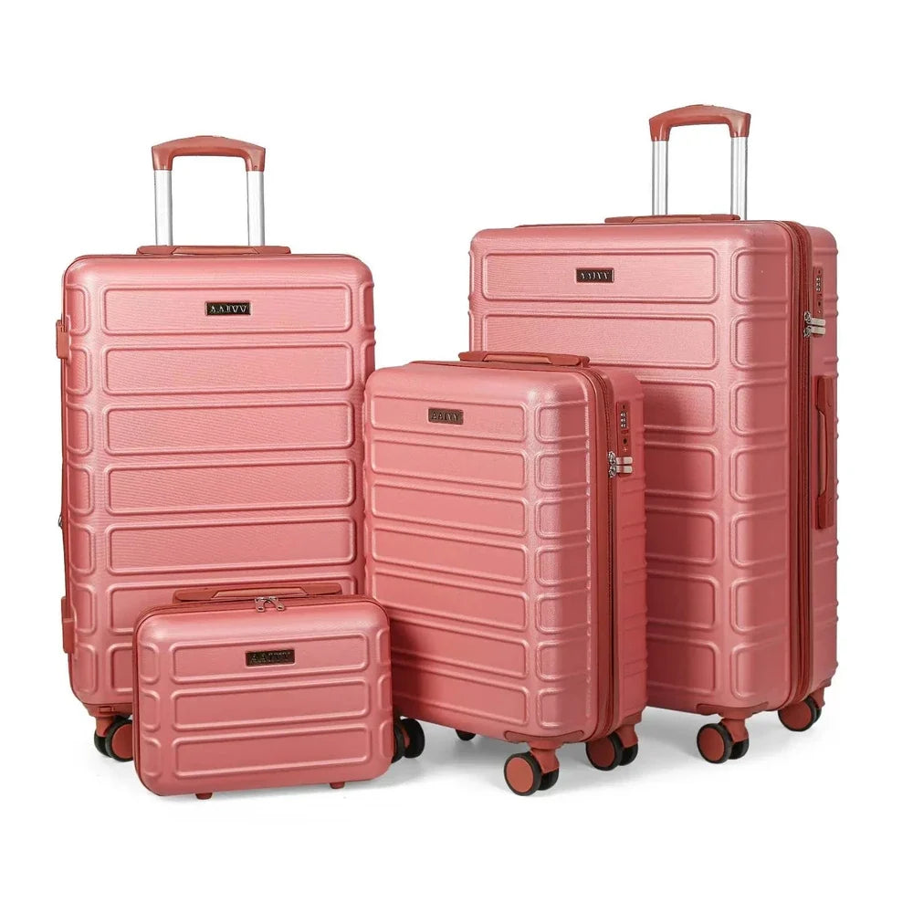 4 Piece Expandable Hardshell Luggage Set