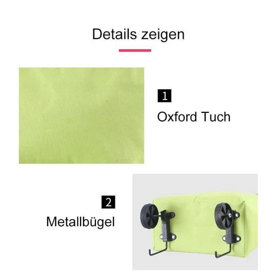 Foldable Rolling Shopping Cart
