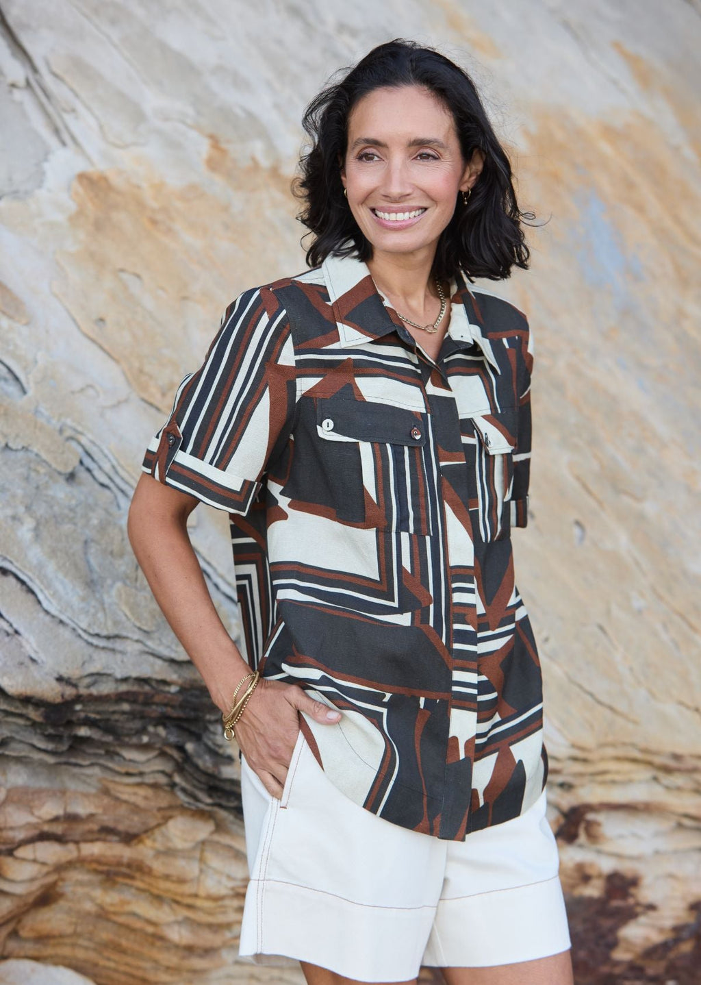 SABINE SHIRT - INES PRINT