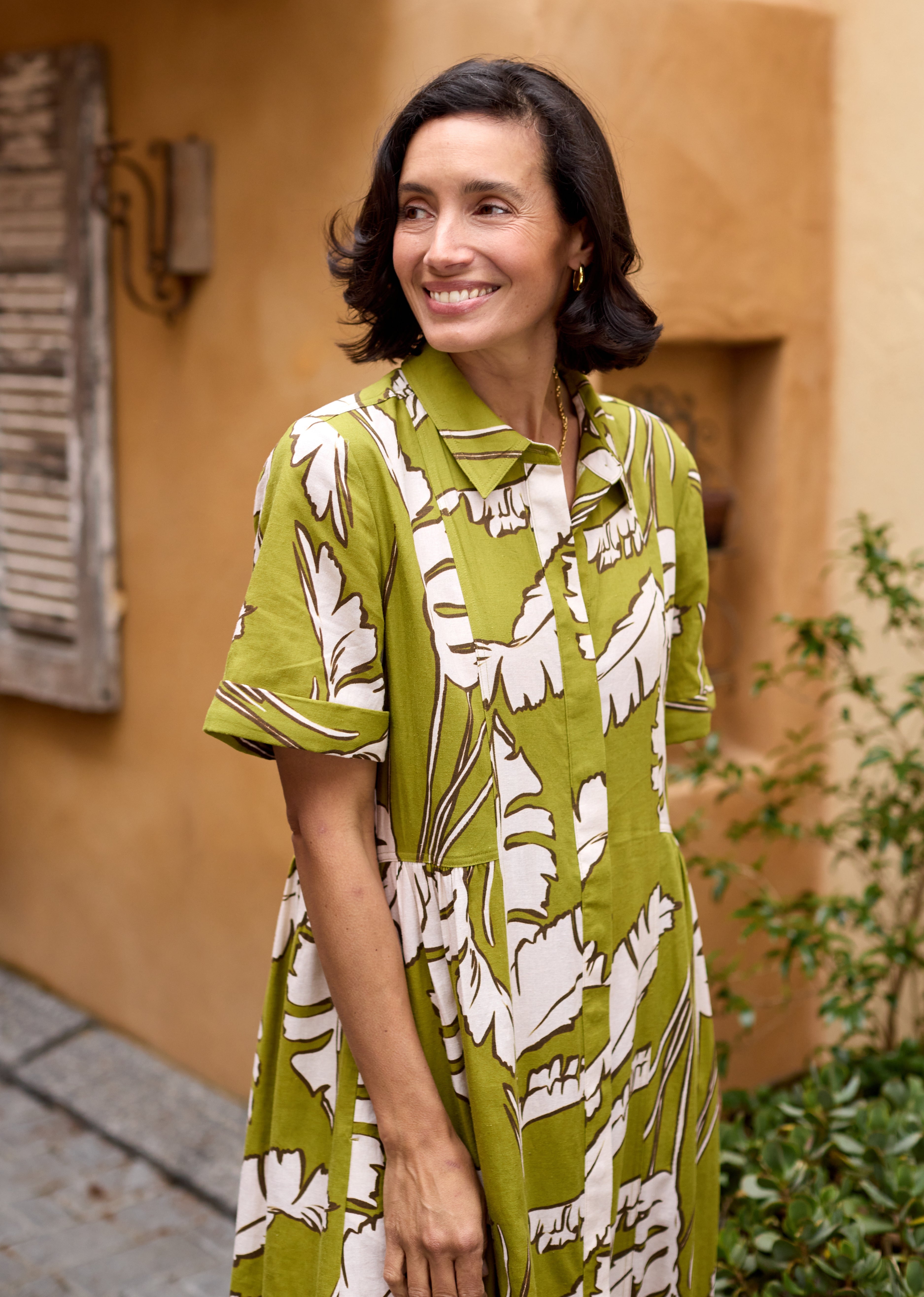 GISELLE SHIRTDRESS - ANOUK PRINT - PETITE