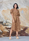 CHLOE MIDI DRESS - AZURA PRINT - PETITE