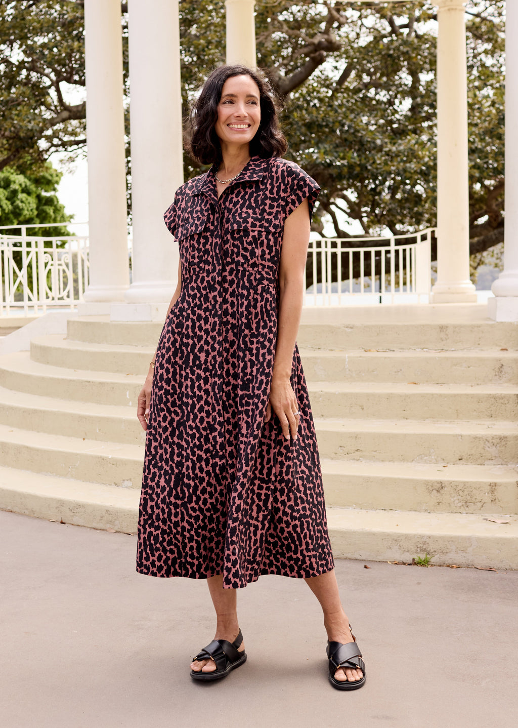AMELIE DRESS - SORAYA PRINT - PETITE