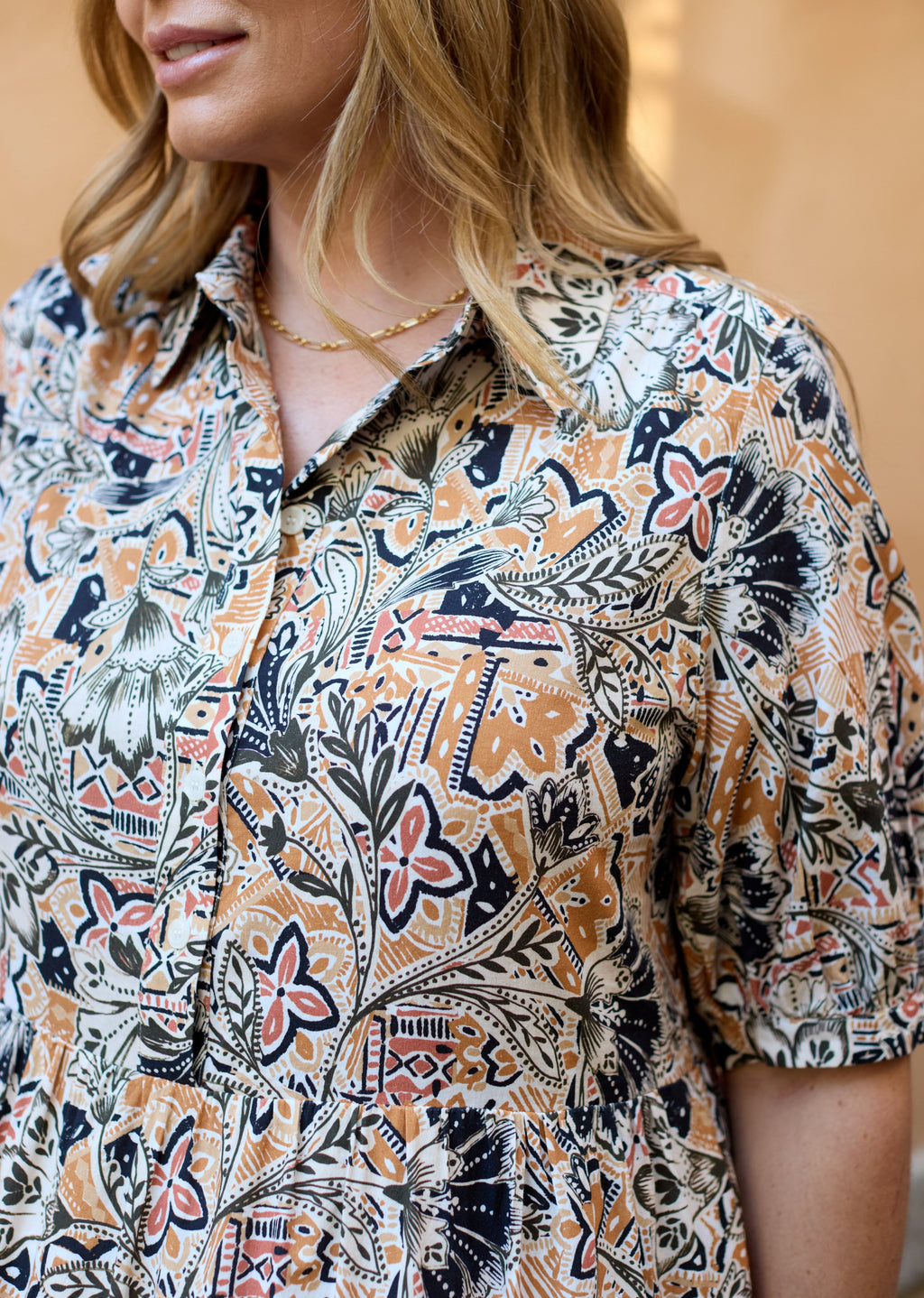 MARNIE PRINT DRESS - ZAHARA PRINT