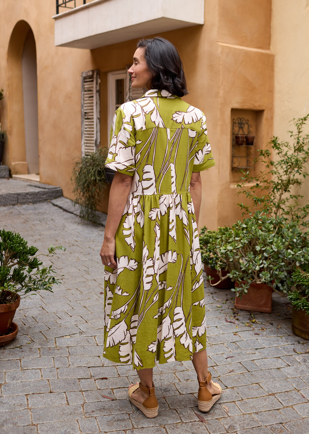 GISELLE SHIRTDRESS - ANOUK PRINT - PETITE