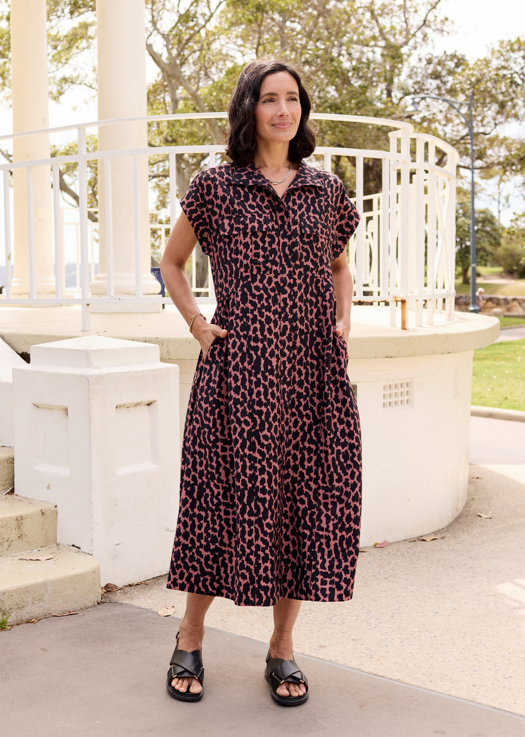 AMELIE DRESS - SORAYA PRINT - PETITE
