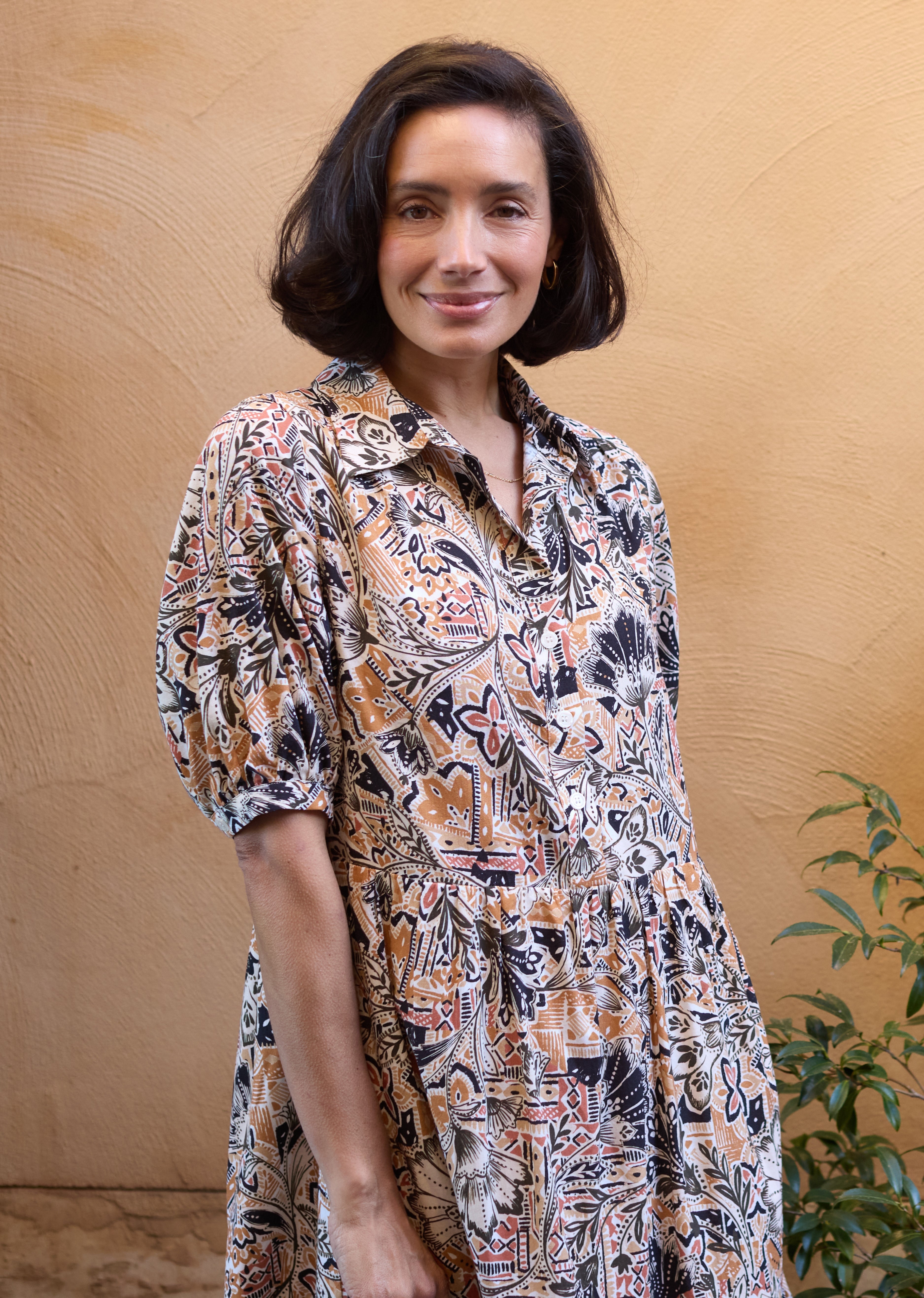 MARNIE PRINT DRESS - ZAHARA PRINT - PETITE