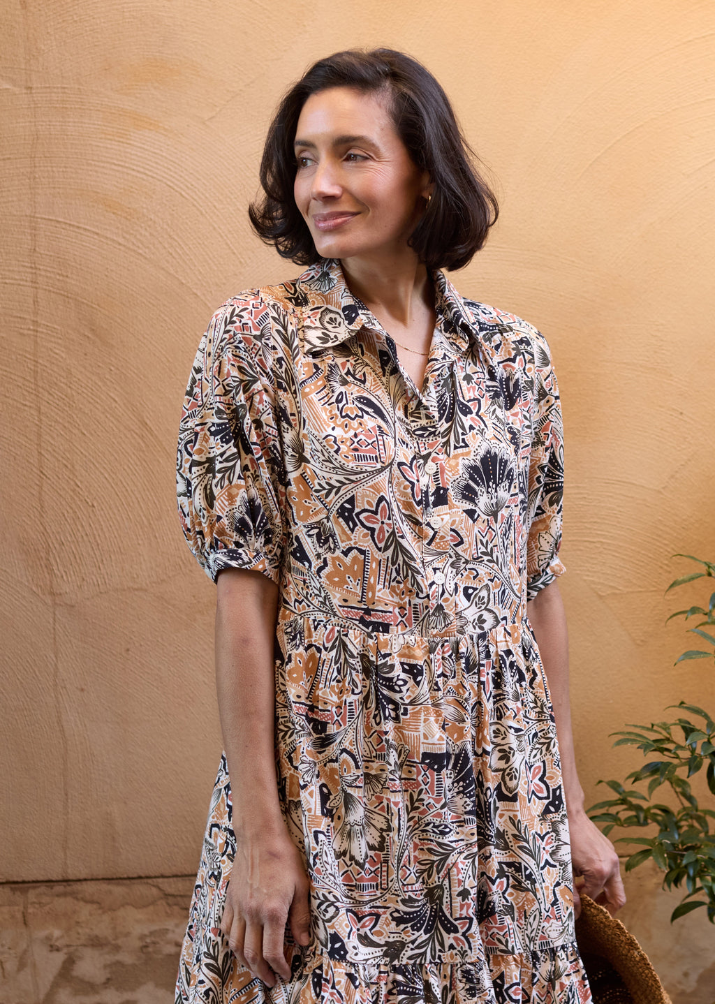 MARNIE PRINT DRESS - ZAHARA PRINT - PETITE