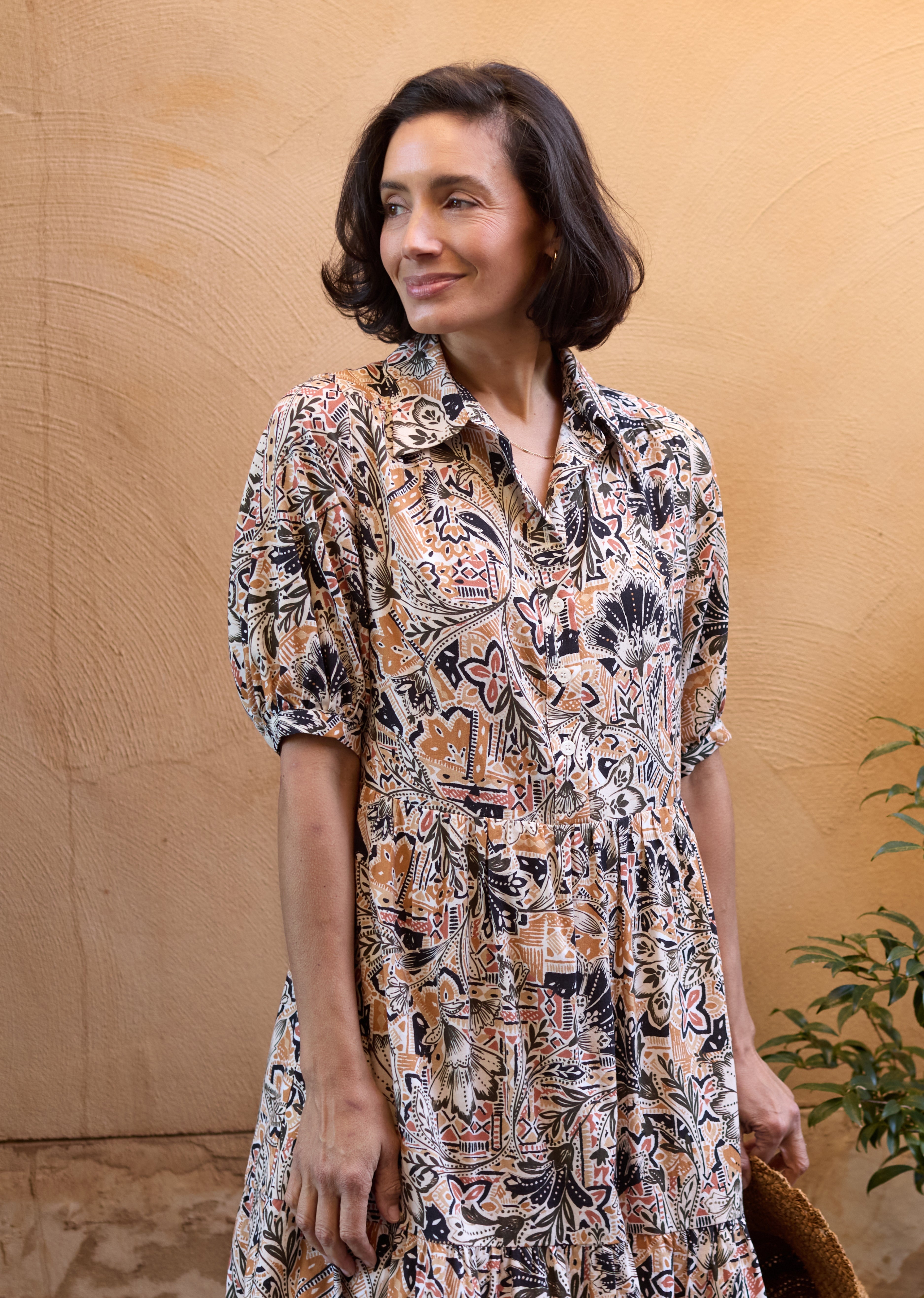 MARNIE PRINT DRESS - ZAHARA PRINT - PETITE