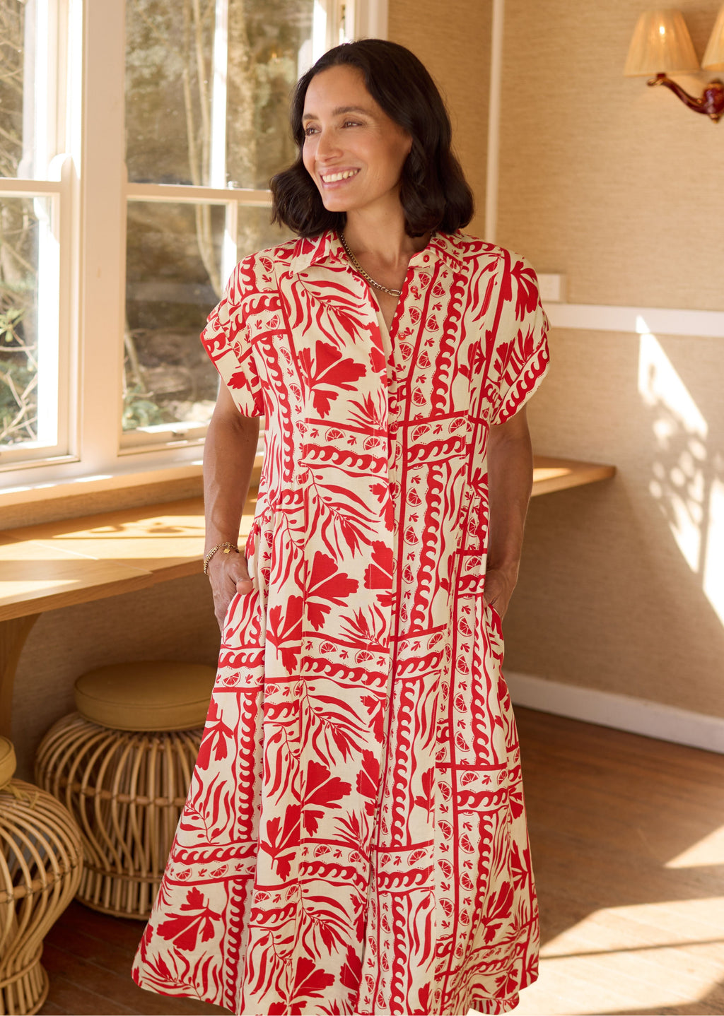 MARGOT SHIRTDRESS - SOLEIL PRINT