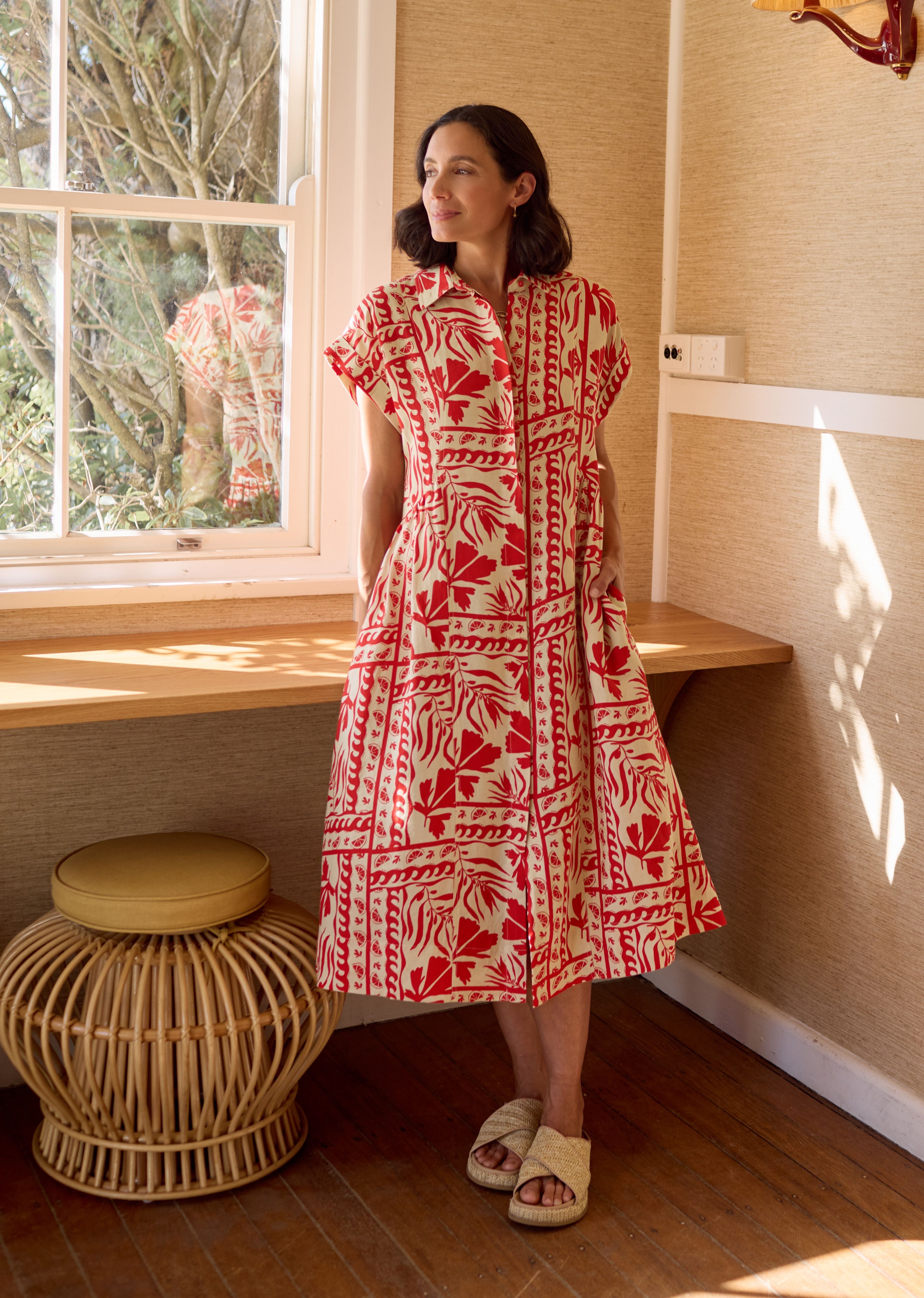 MARGOT SHIRTDRESS - SOLEIL PRINT