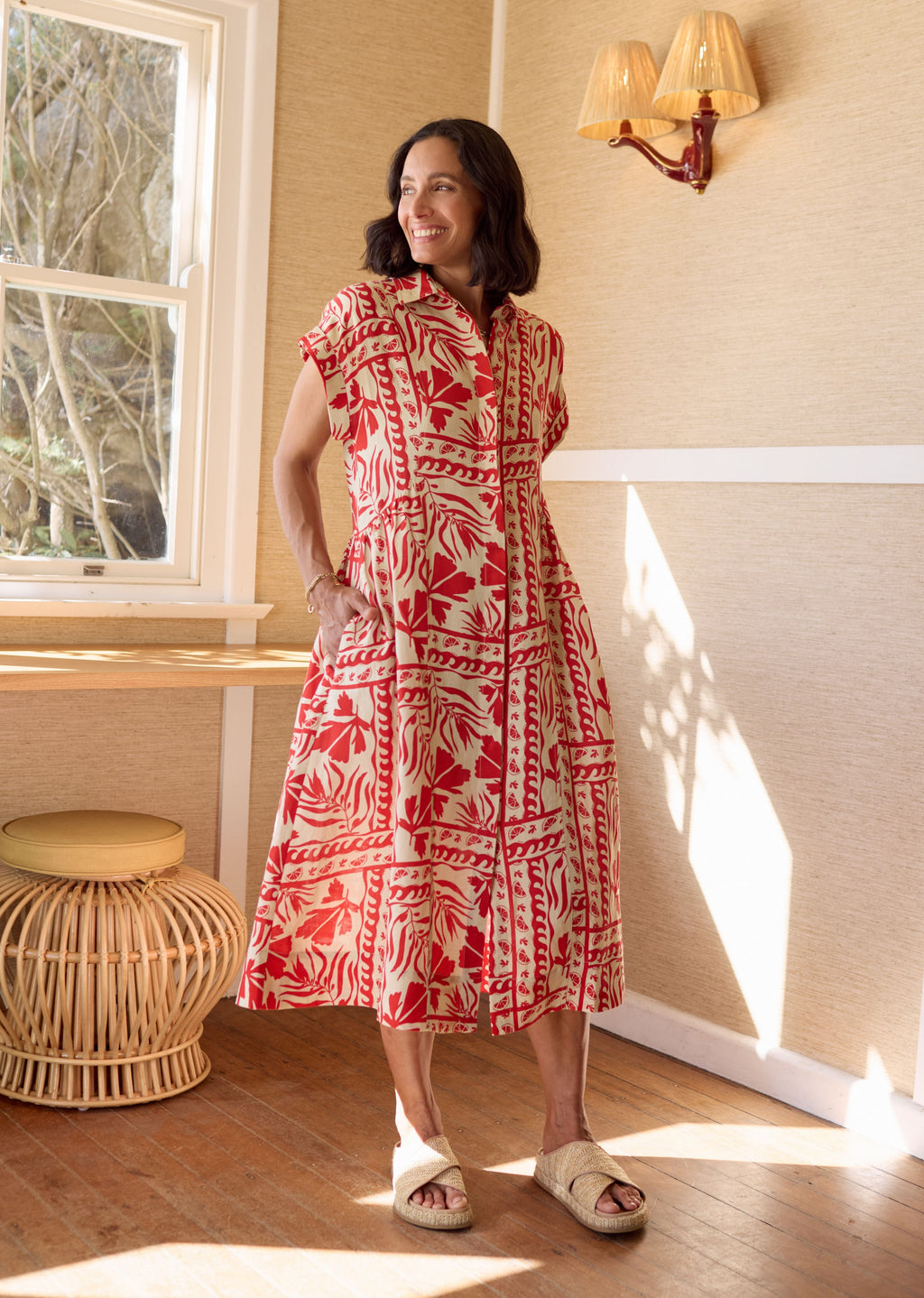 MARGOT SHIRTDRESS - SOLEIL PRINT - PETITE