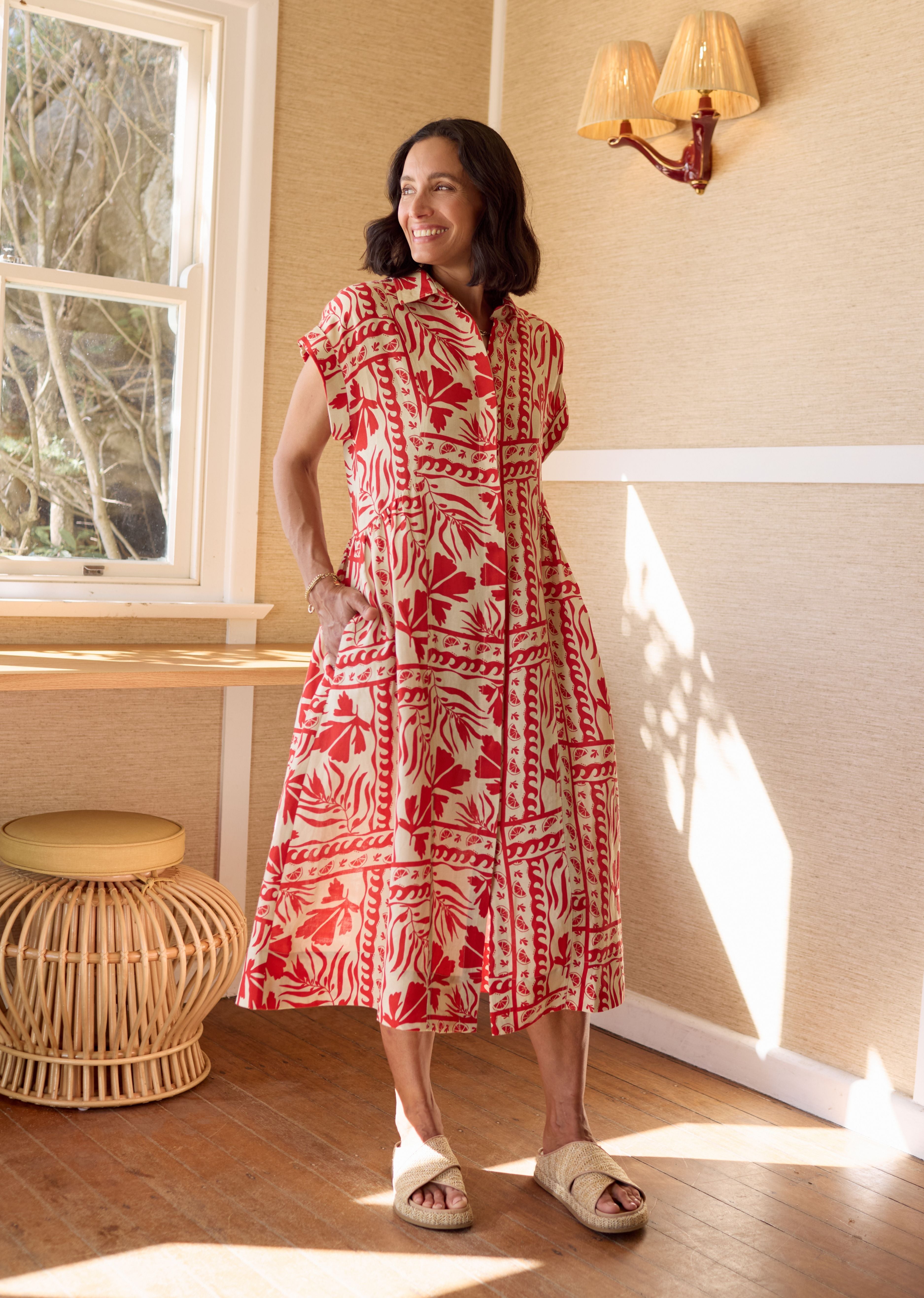 MARGOT SHIRTDRESS - SOLEIL PRINT