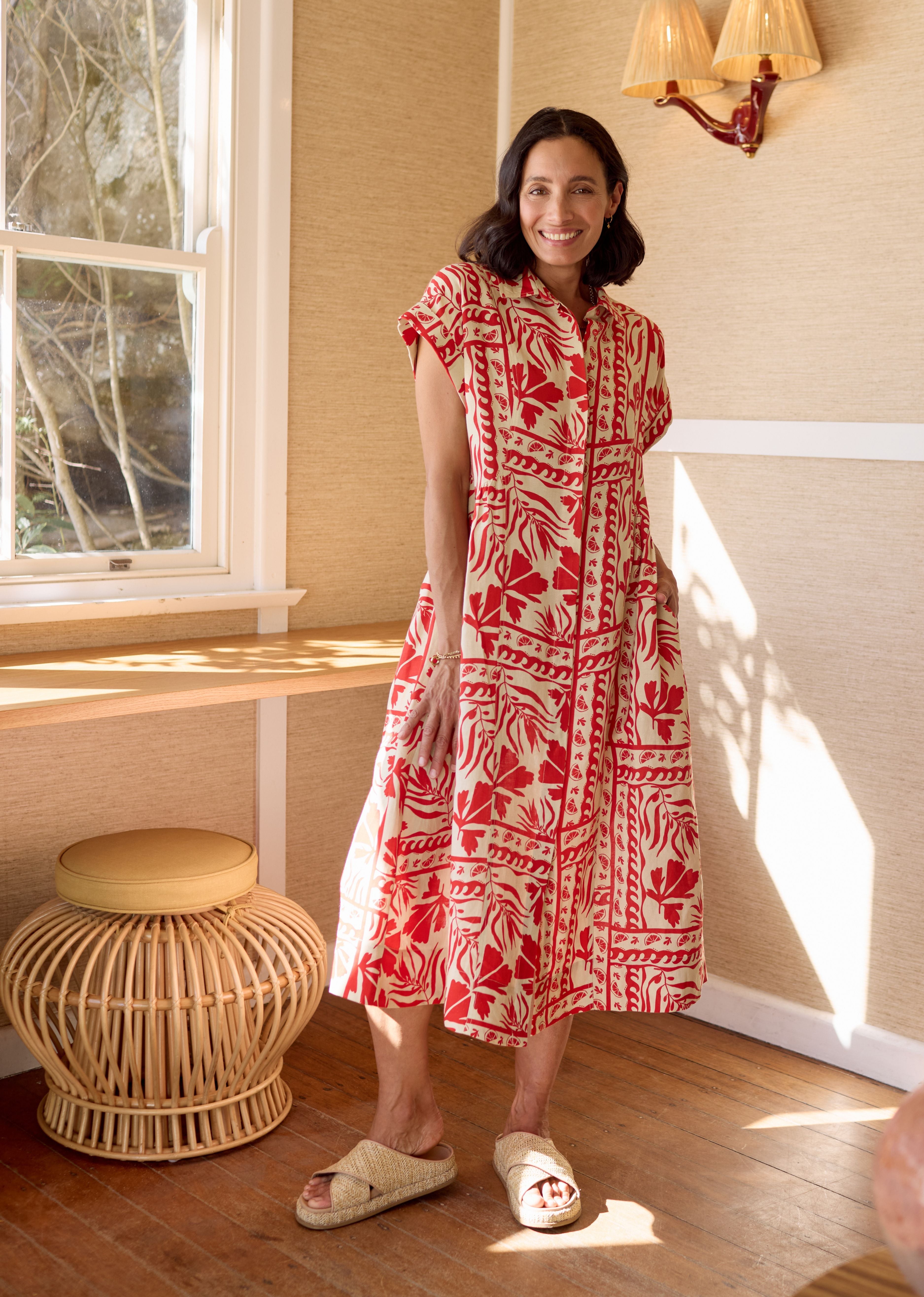 MARGOT SHIRTDRESS - SOLEIL PRINT