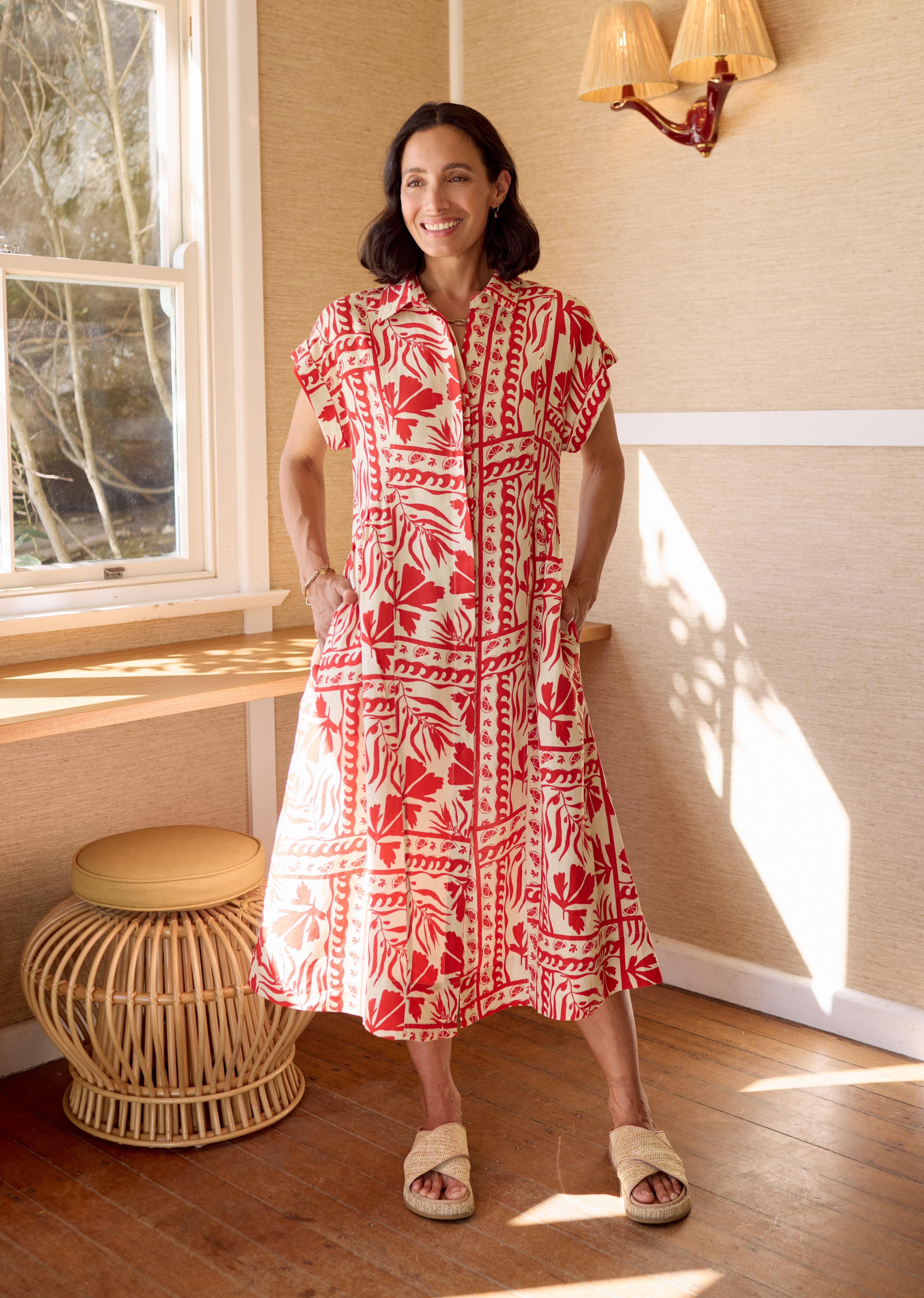MARGOT SHIRTDRESS - SOLEIL PRINT