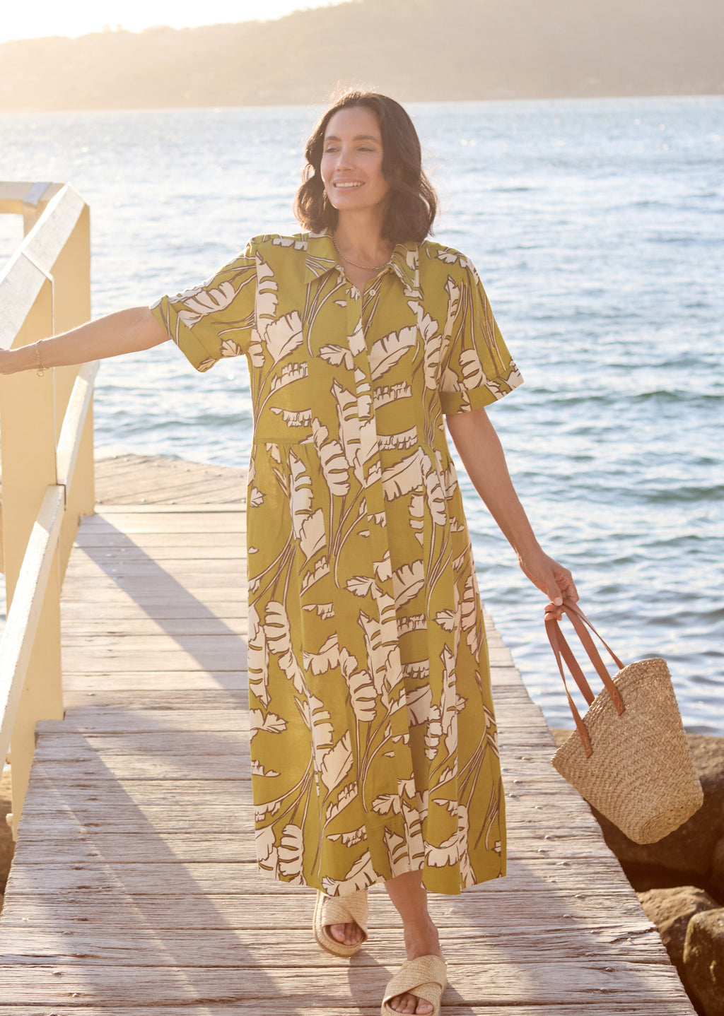 GISELLE SHIRTDRESS - ANOUK PRINT - PETITE