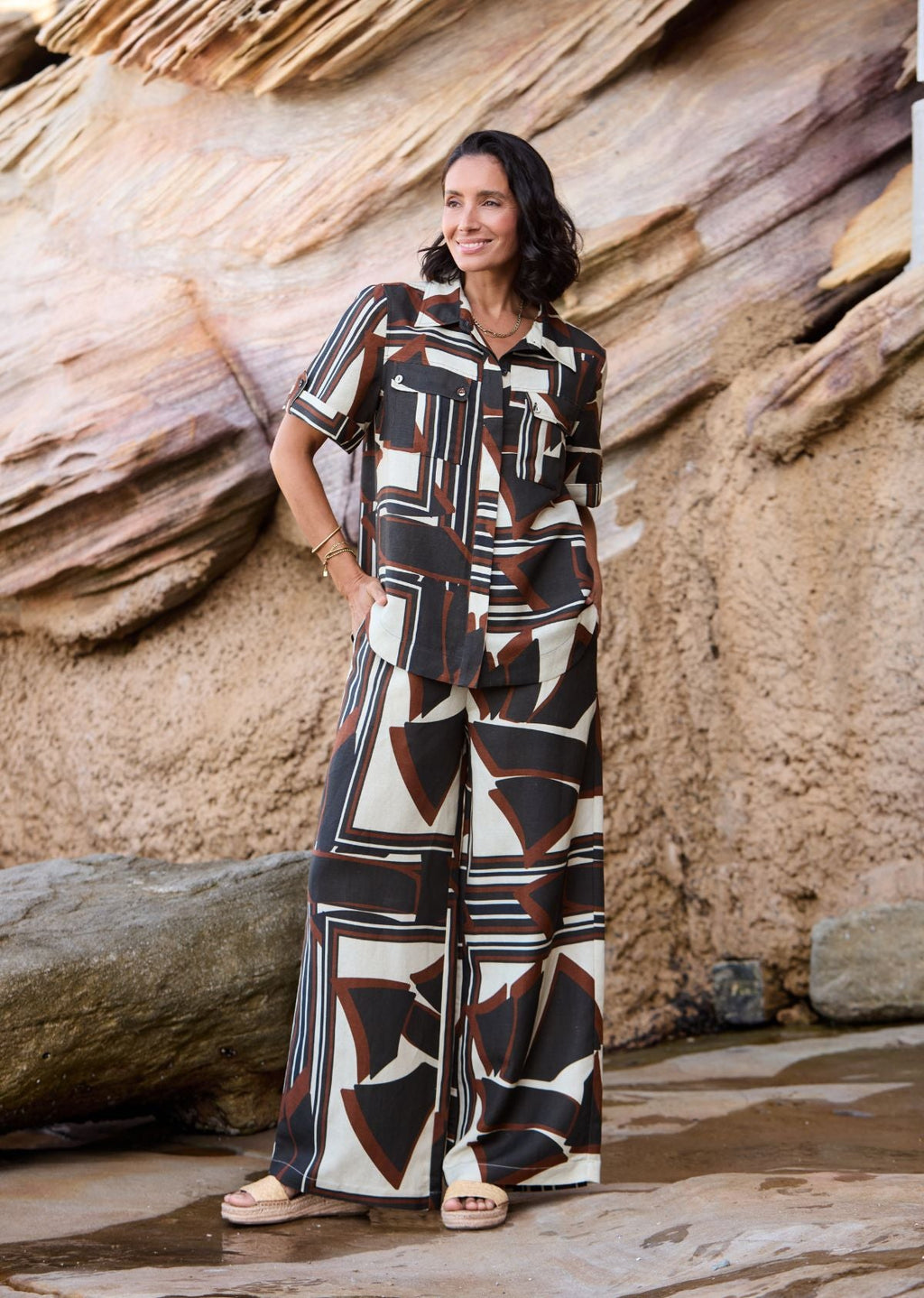 SABINE SHIRT - INES PRINT