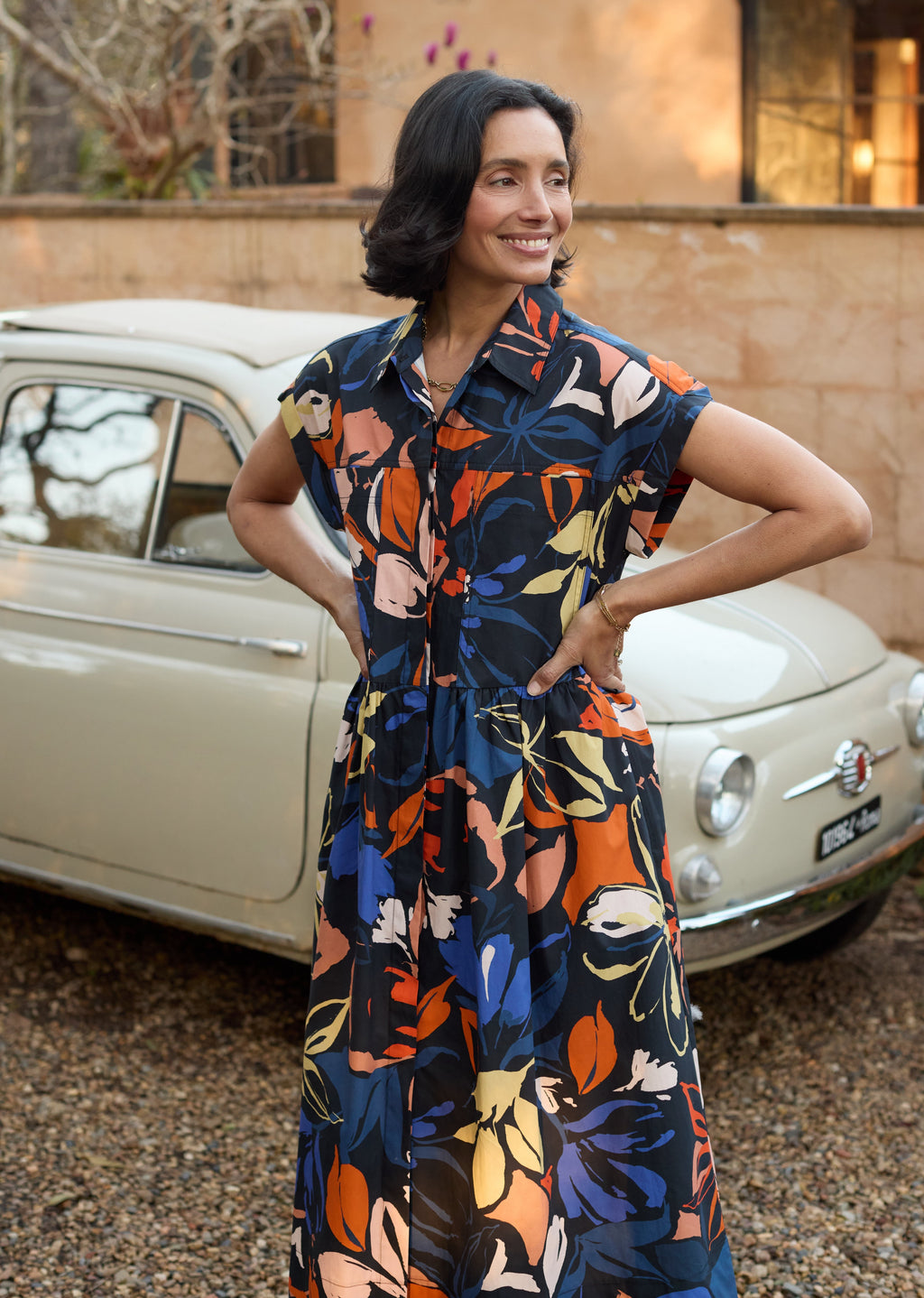 HARPER SHIRTDRESS - MAISIE PRINT