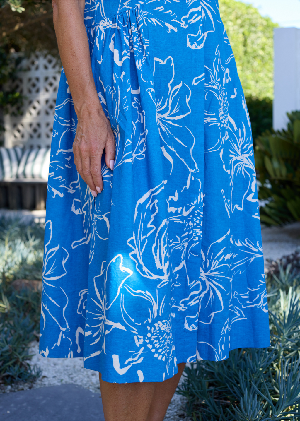 MARGOT SHIRTDRESS - ARCADIA PRINT - PETITE