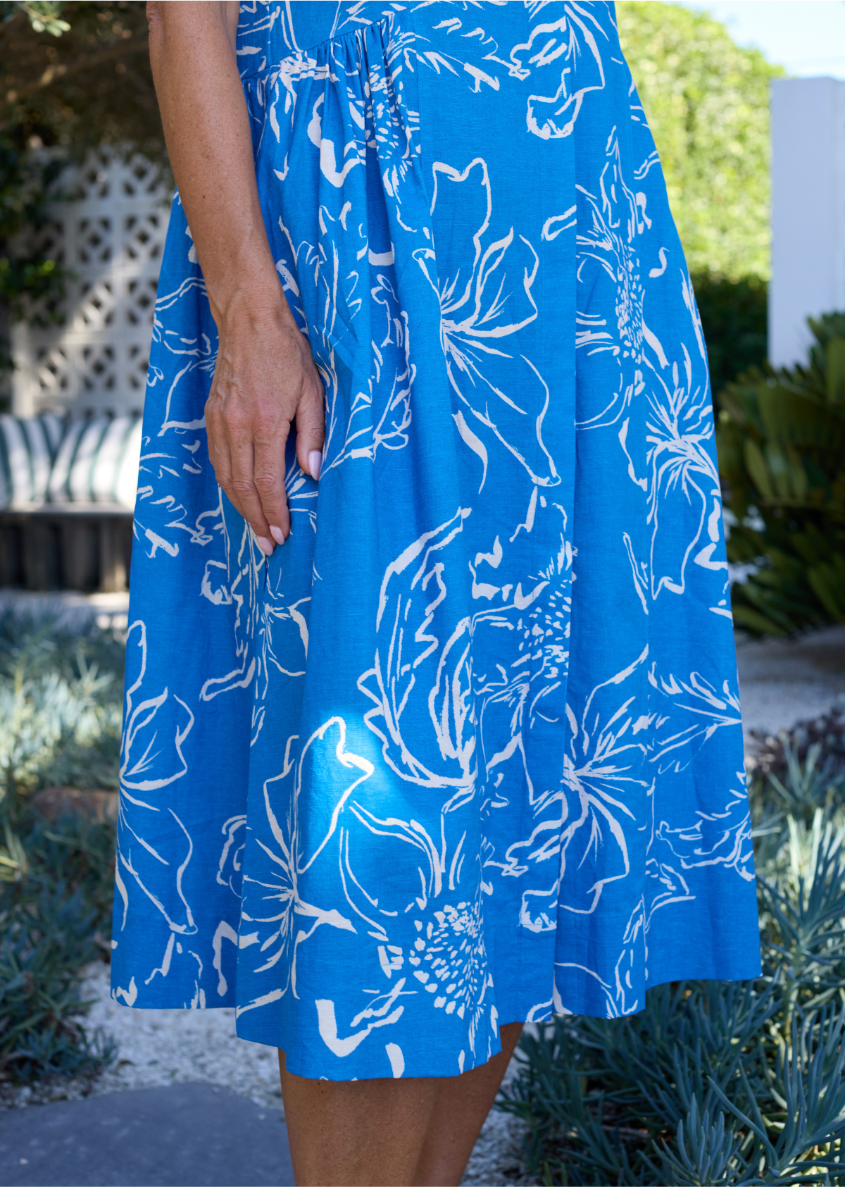 MARGOT SHIRTDRESS - ARCADIA PRINT - PETITE