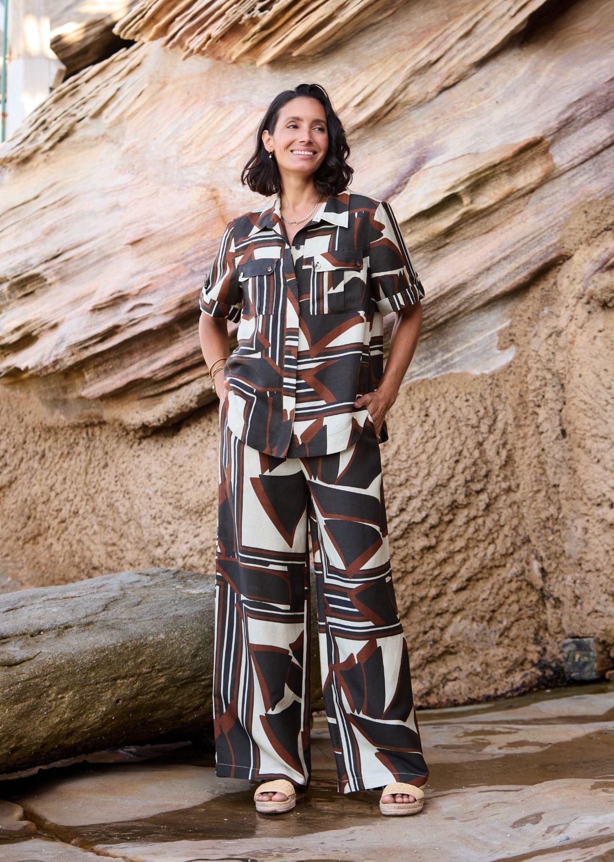FENTON PANT - INES PRINT