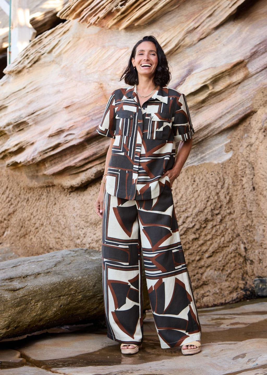 SABINE SHIRT - INES PRINT