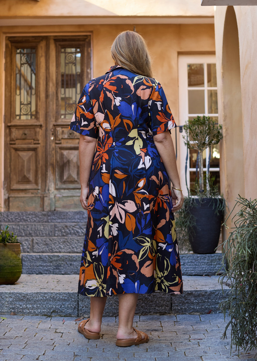 CLEO MIDI DRESS - MAISIE PRINT - PETITE